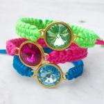 Macrame Bracelet With Swar..